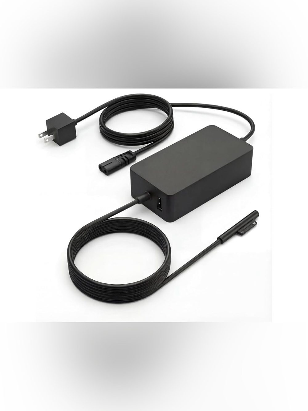 Black Tablet Power Adapter Charger with Magnetic Connector